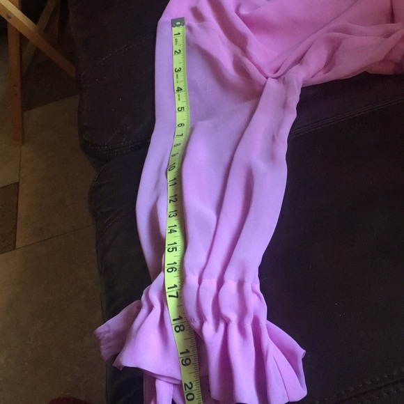 NWT Coco Bianco lavender blouse size medium - Picture 11 of 16